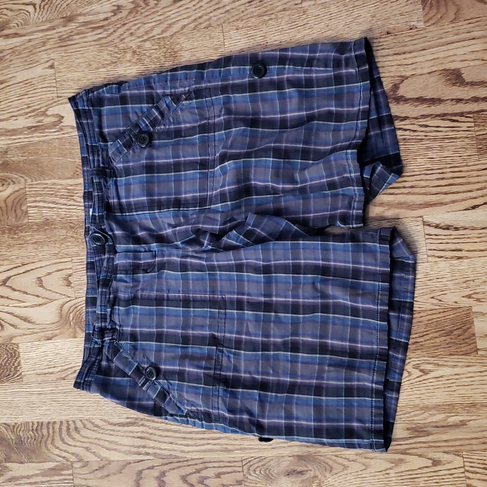 (10) Revolution by Ricki's Casual Plaid Shorts Camping Hiking Gorpcore